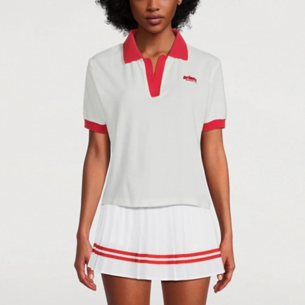 Sporty & Rich X Prince Sporty Terry Cotton Polo Sz M - Picture 6 of 13